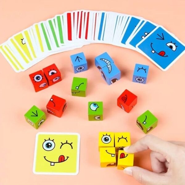 Cubos Cambia Cara Montessori