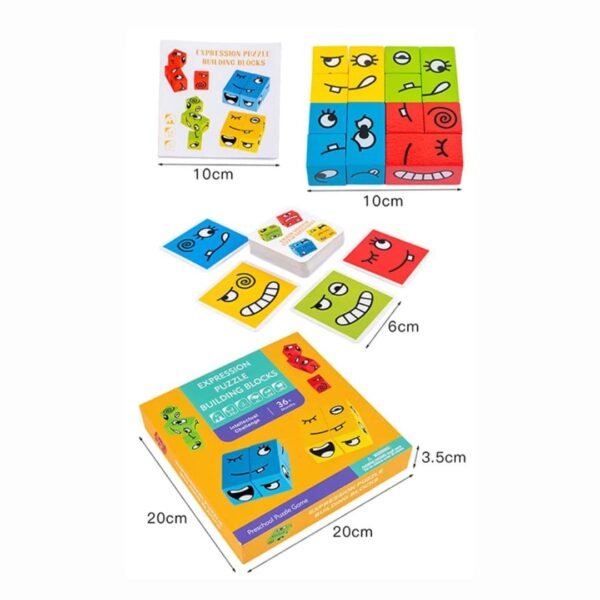 Cubos Cambia Cara Montessori