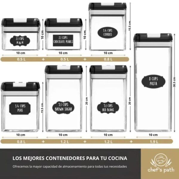 Set Contenedores Herméticos