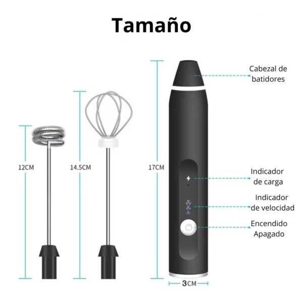 Espumador Multifuncional Recargable