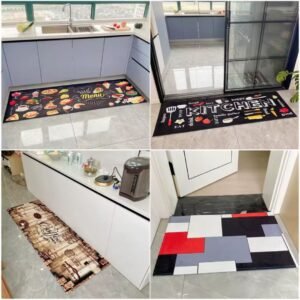 Alfombra segura para evitar caídas en la cocina